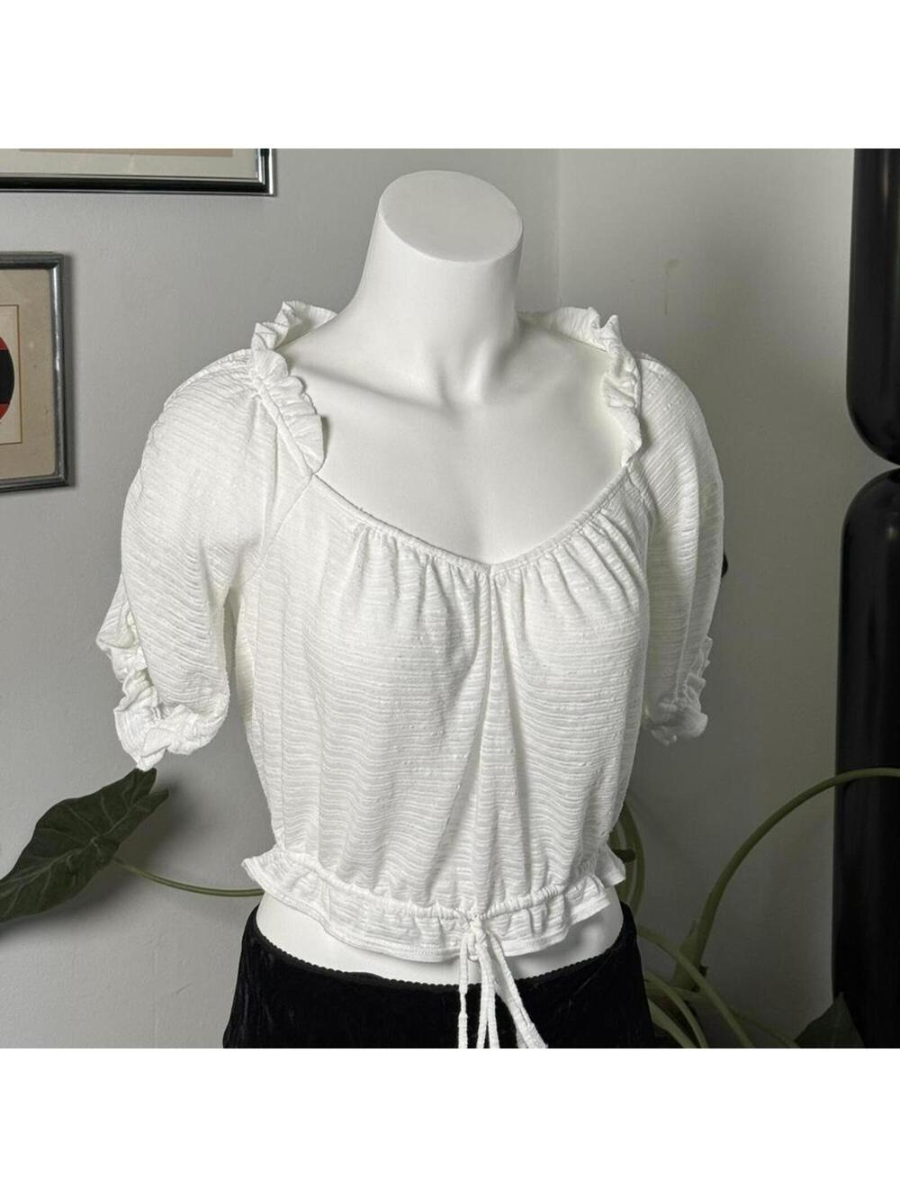 Free People White Blouse